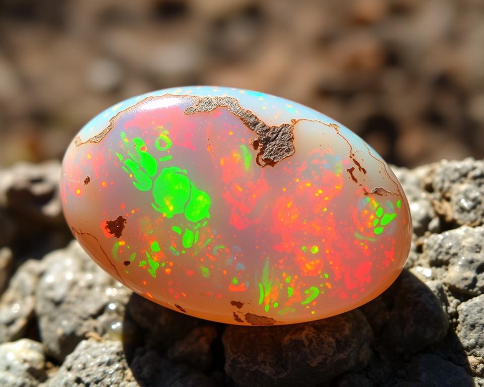 Opal gemstone