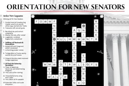 Orientation For New Senators Crossword