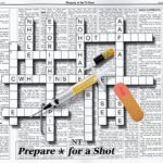 Prepare for a Shot NYT Crossword