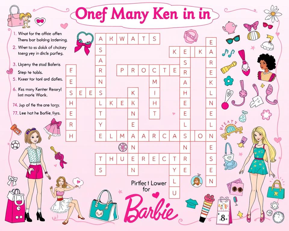 One of Many Kens in Barbie Crossword Clue