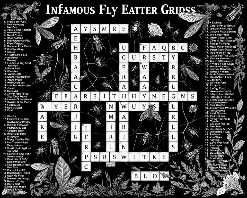 Infamous Fly Eater Crossword