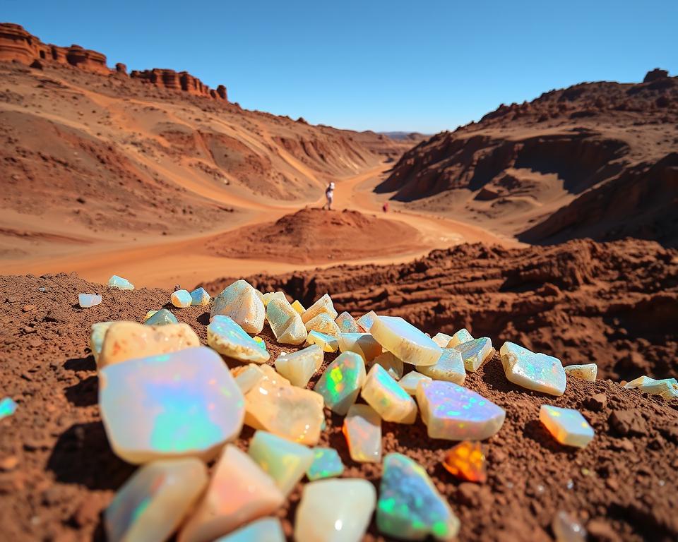 opal mining in australia