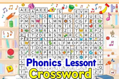 Phonics Lesson Quintet Crossword