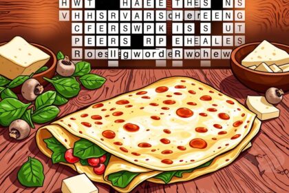 Thin Savory Crepe Crossword