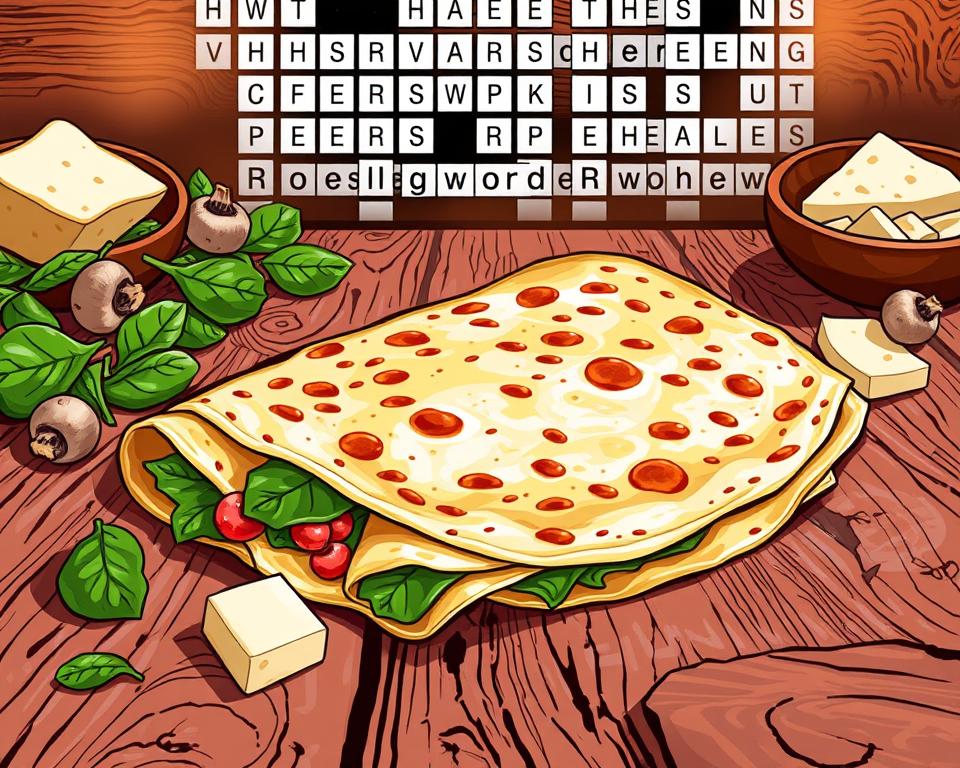 Thin Savory Crepe Crossword