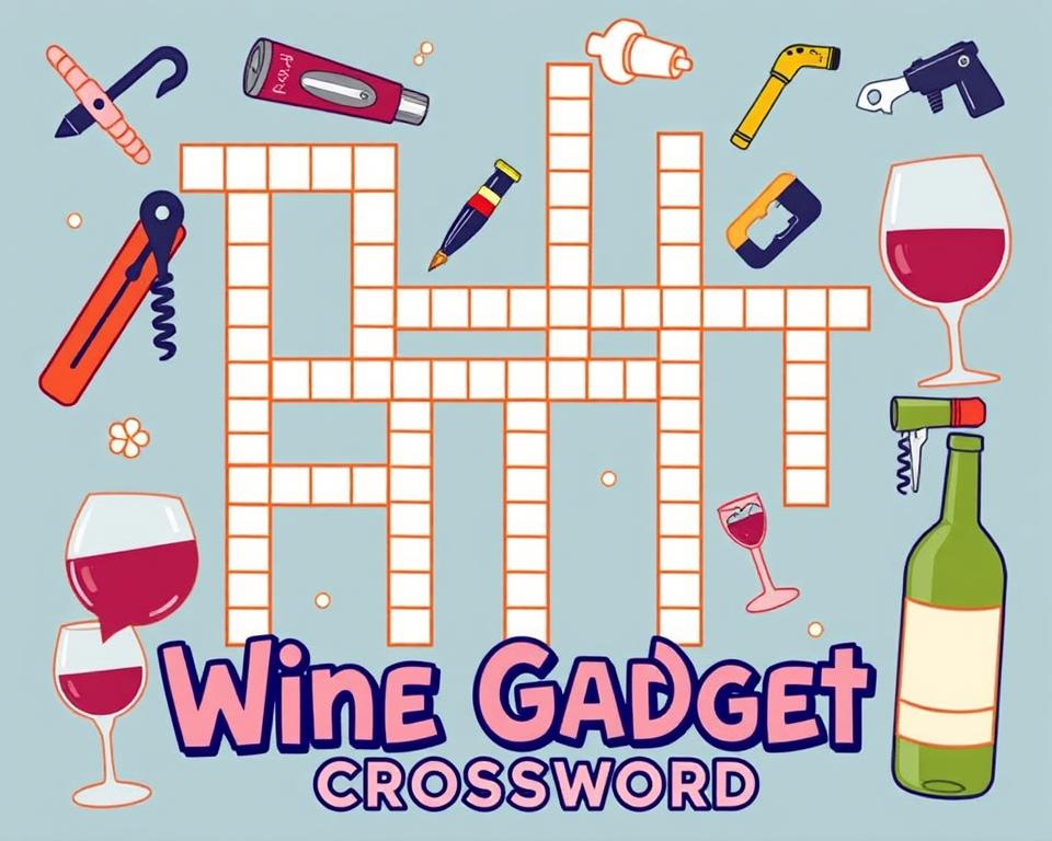 wine gadget crossword